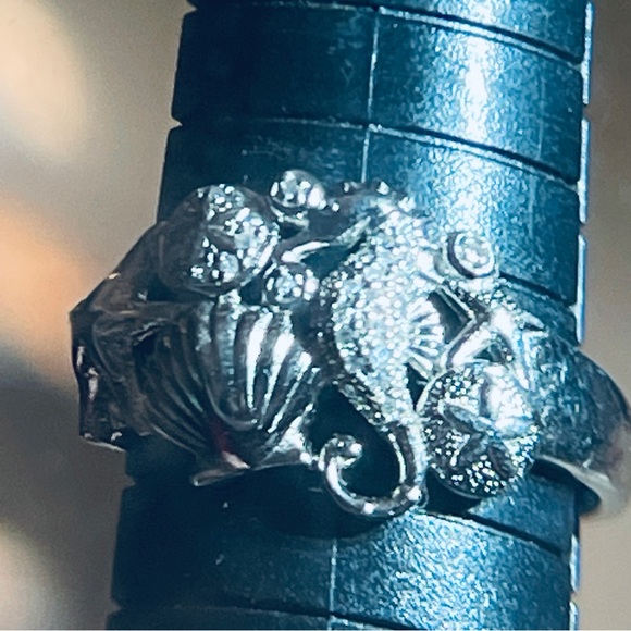 ⚓️Gorgeous 925 Sterling Silver Ross & Simons “Ocean” Ring! - Picture 13 of 16